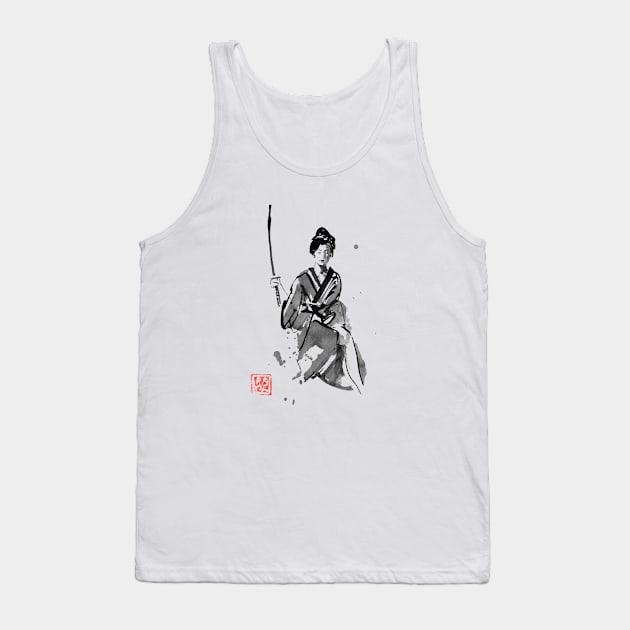 geisha and katana Tank Top by pechane